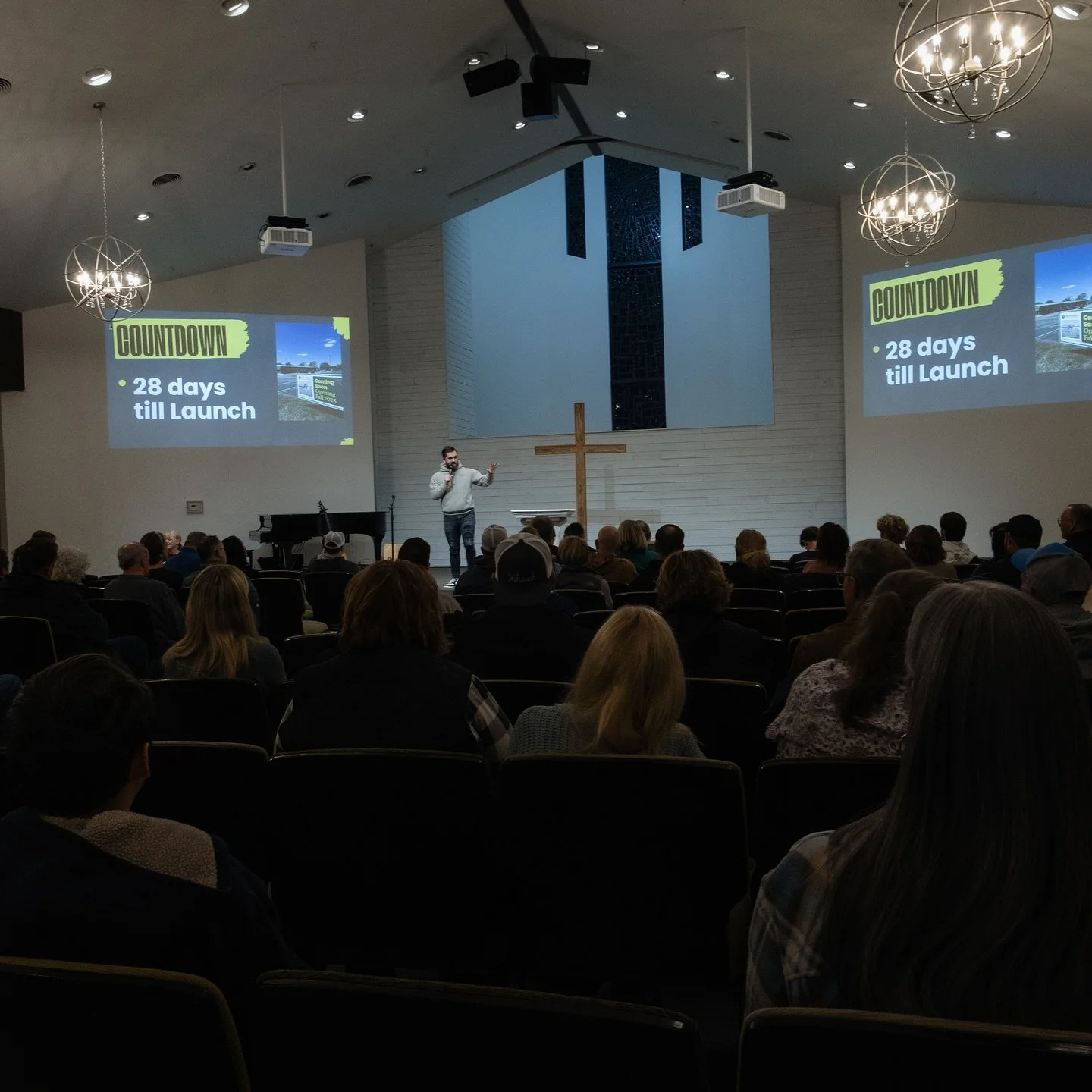 Last night our O&rsquo;Fallon Core Team met for the final time in the St. Charles Chapel &mdash; and our hearts are full of excitement for what God is doing in this city!

The best news? We have a date! 🎉
Harvester Christian Church &ndash; O&rsquo;F