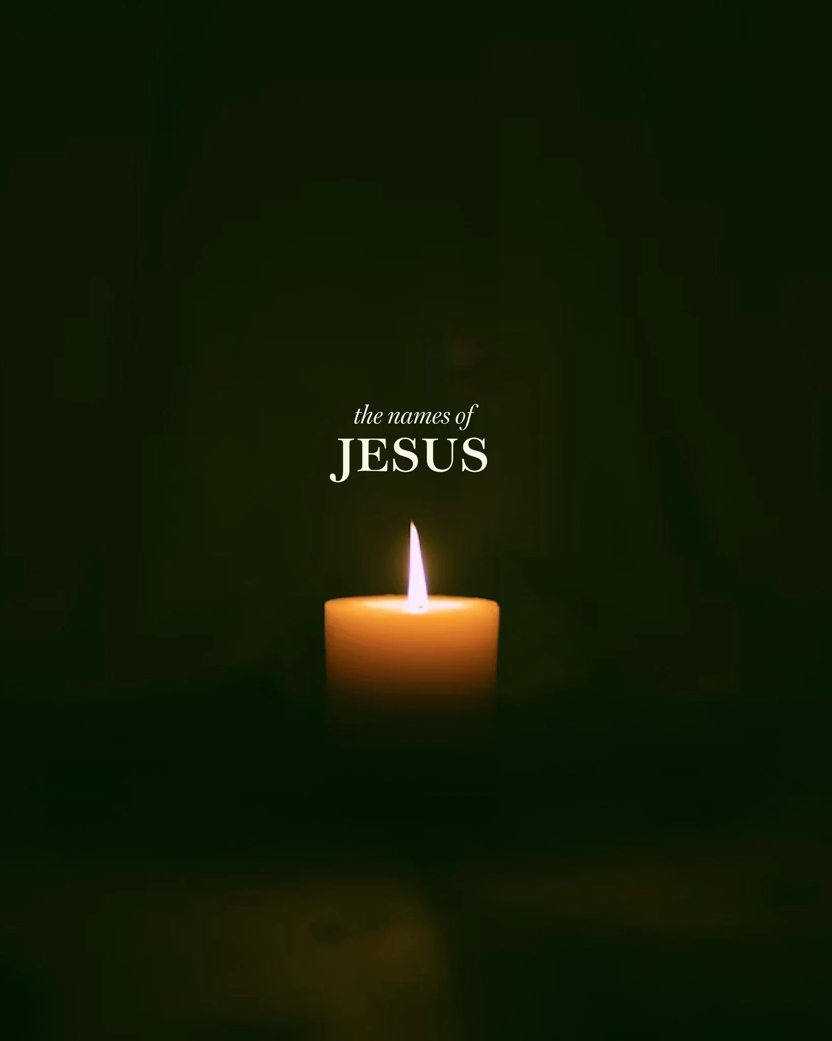 May the many names of our Savior give you peace + comfort this season 🕯️
&bull;
Which is your favorite?