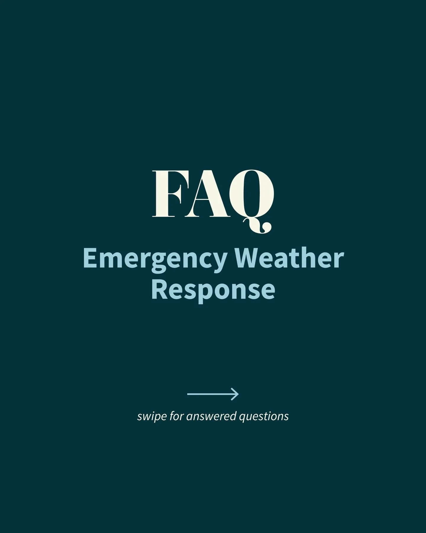 Extreme cold cost for extreme care ❄️

Our emergency weather response is active when temperature drop to 20&deg; or below. Swipe for important info, how to check activation, and ways that you can help!
