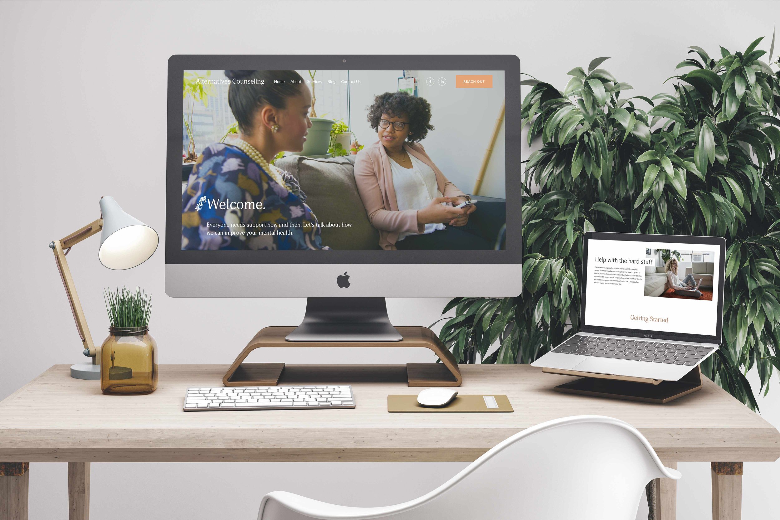 Alternatives Counseling website display office