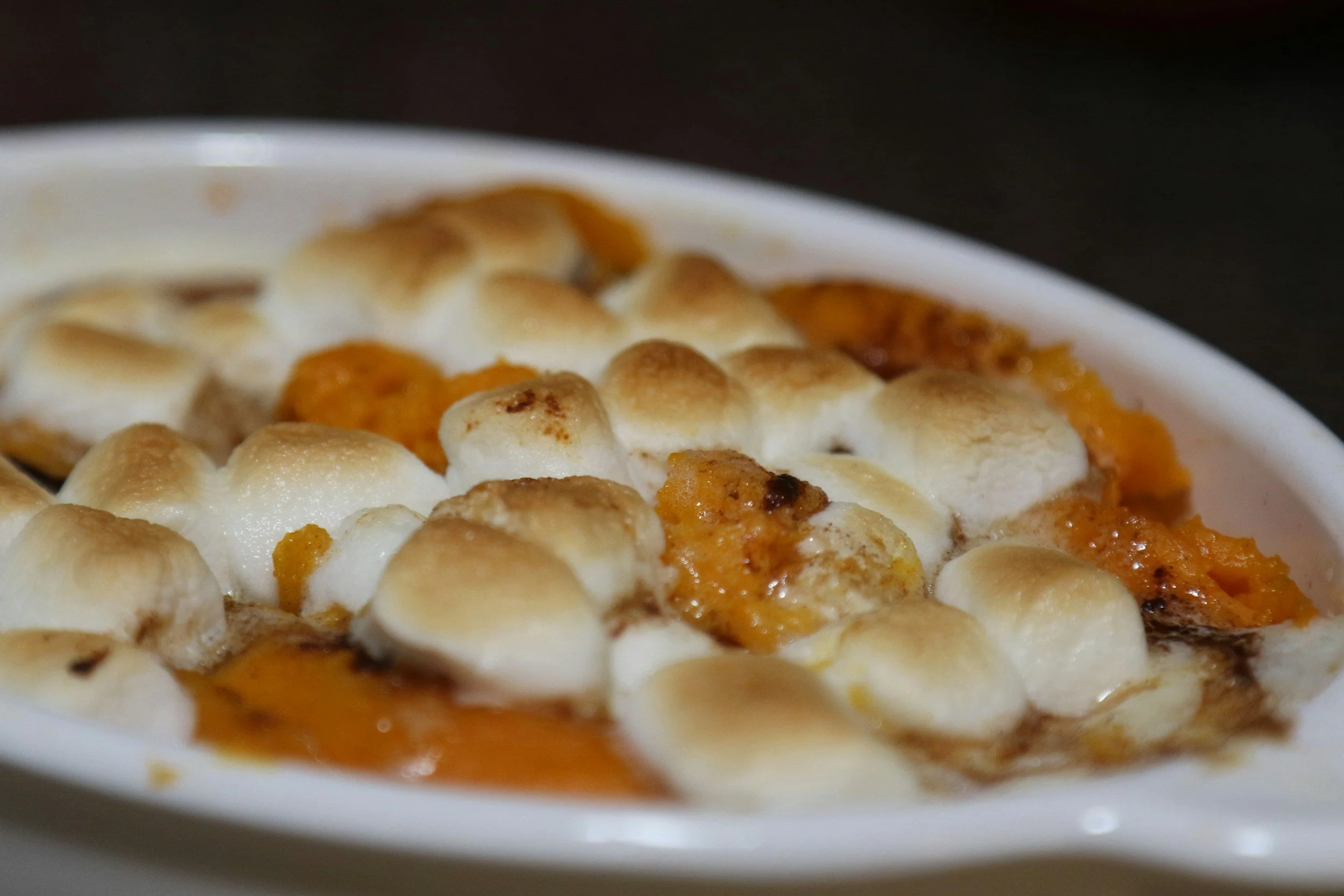 Crunchy Maple Pecan Sweet Potato Casserole
