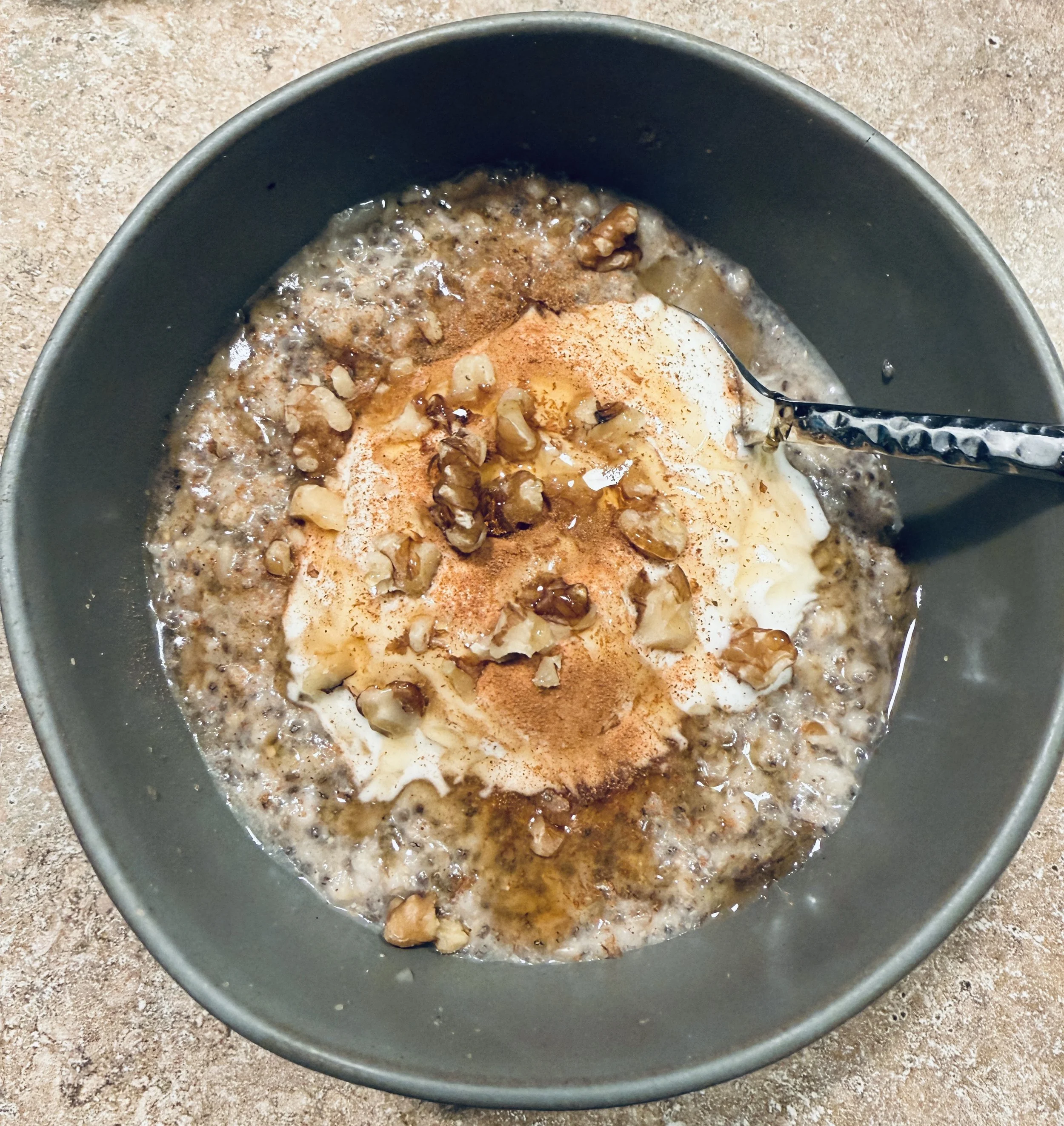 Instant Pot Apple Pie Steel Cut Oats