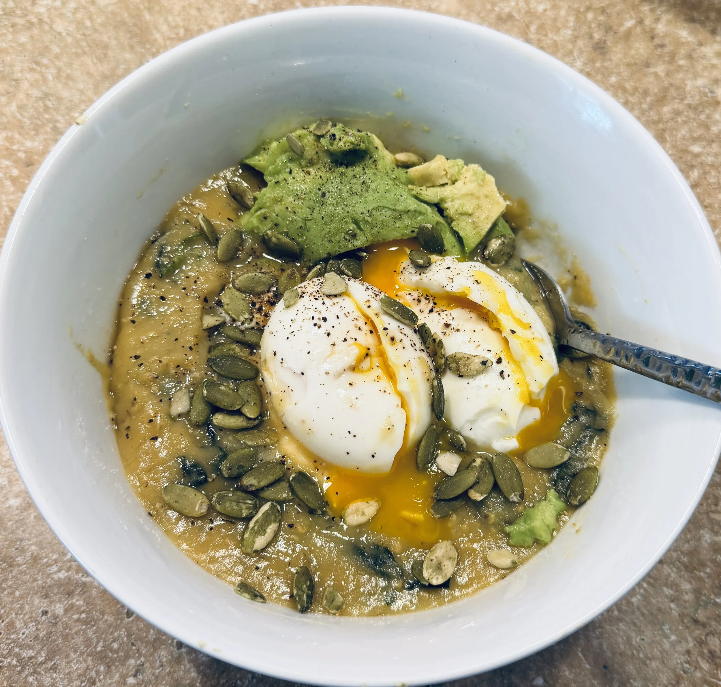 Instant Pot Red Lentil Congee