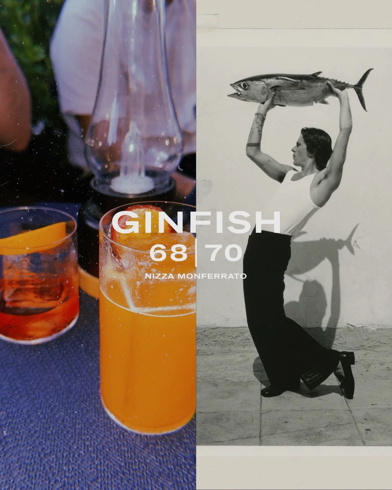 Drink fish for summer. 
@ginfishclub
Born in Nizza Monferrato 🇮🇹