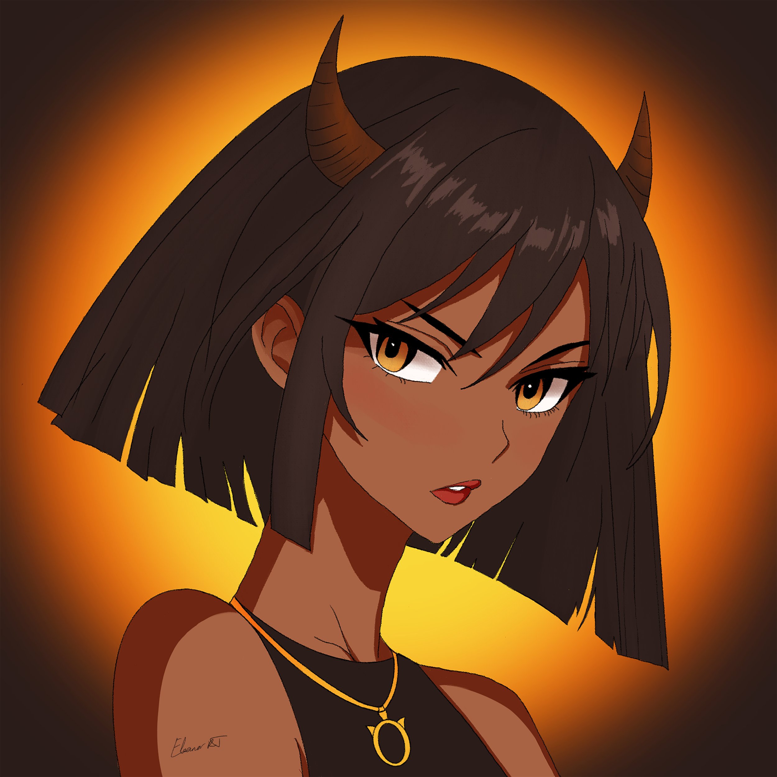Taurus : character illustration in Procreate.
