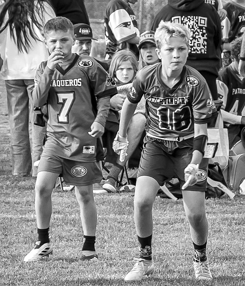 Two players and fans bnw.jpg