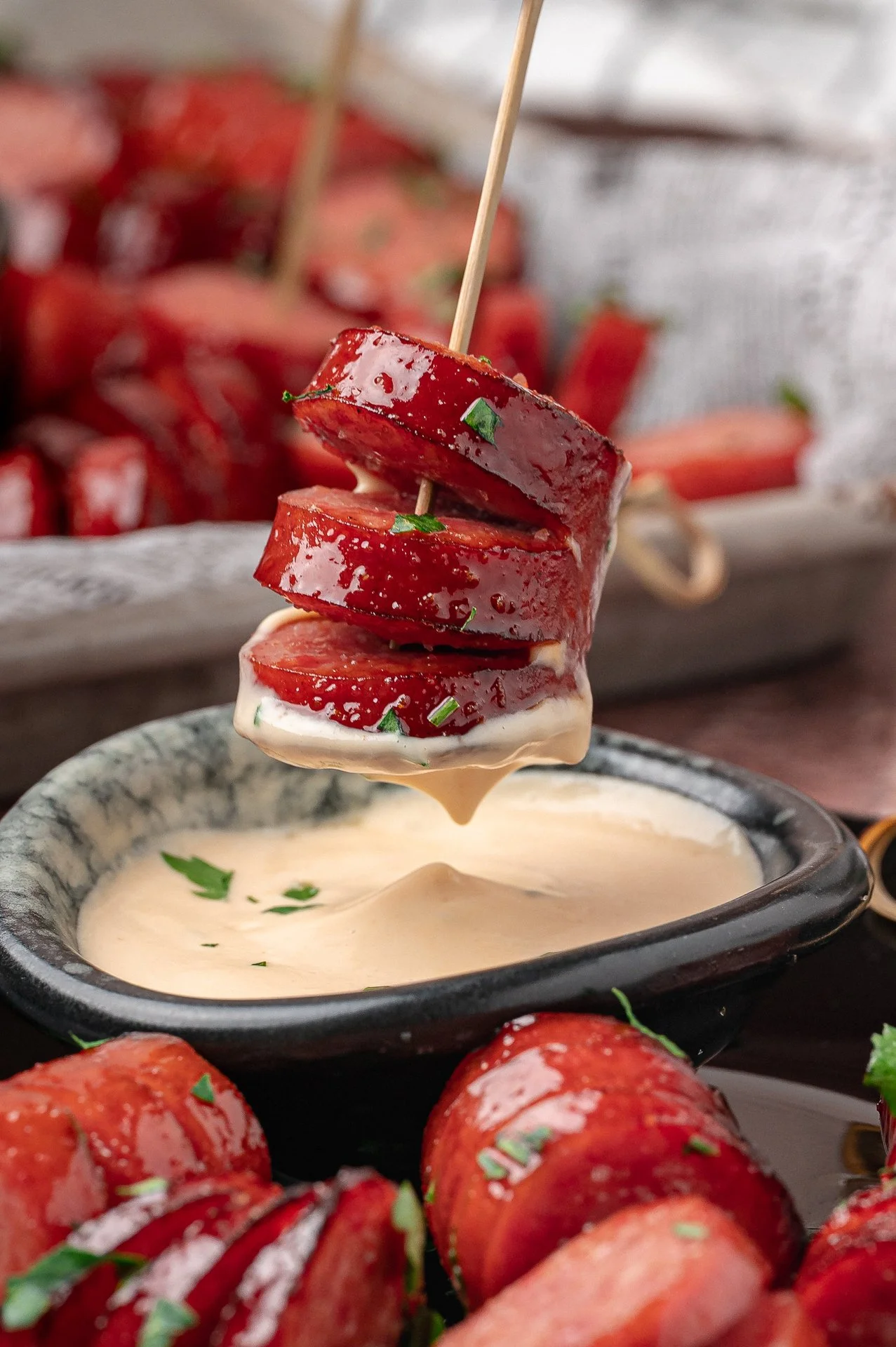 Honey Garlic Hasselback Kielbasa Bites-30.jpg