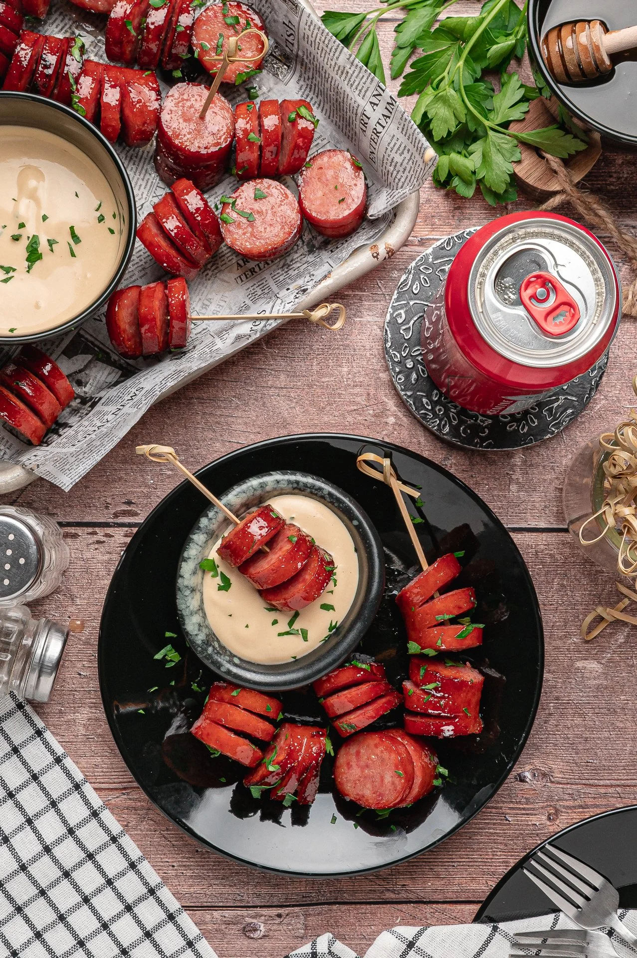 Honey Garlic Hasselback Kielbasa Bites-16.jpg