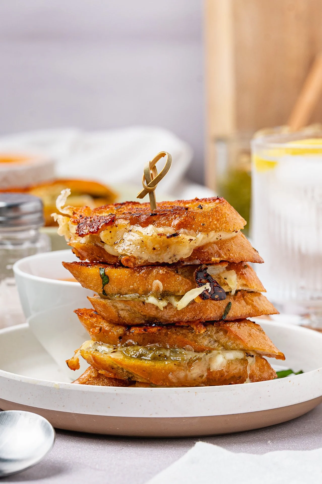 Mini Pesto Grilled Cheese Recipe - EXCLUSIVE