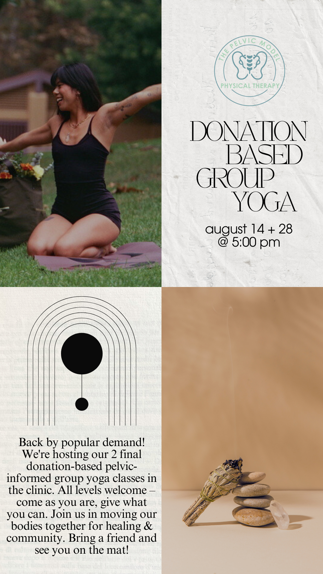 Donation Based Pelvic Informed Group Yoga