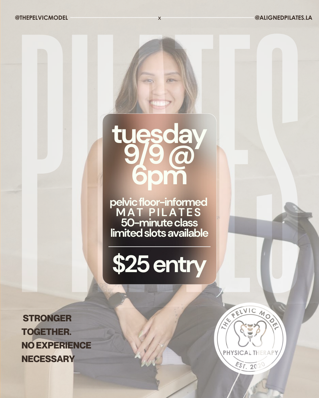Pelvic Informed Mat Pilates with AlignedPilates.LA