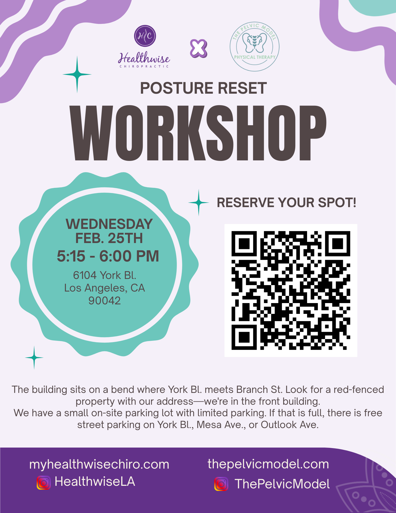 Posture Workshop by Healthwise Chiro