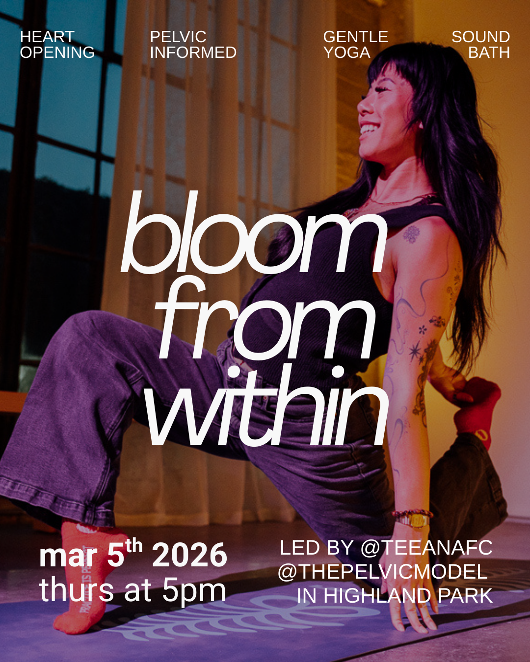 Bloom from Within - Group Yoga