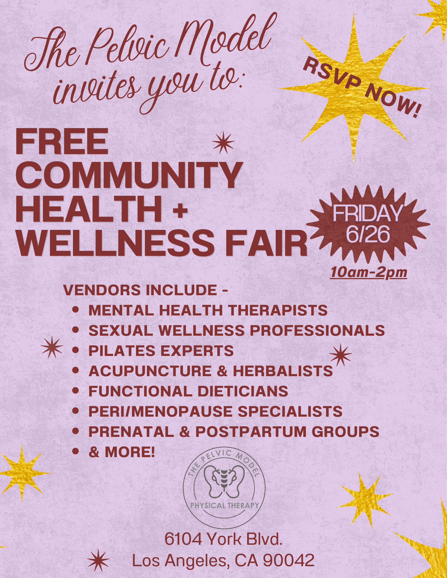 Free Community Health &amp; Wellness Fair