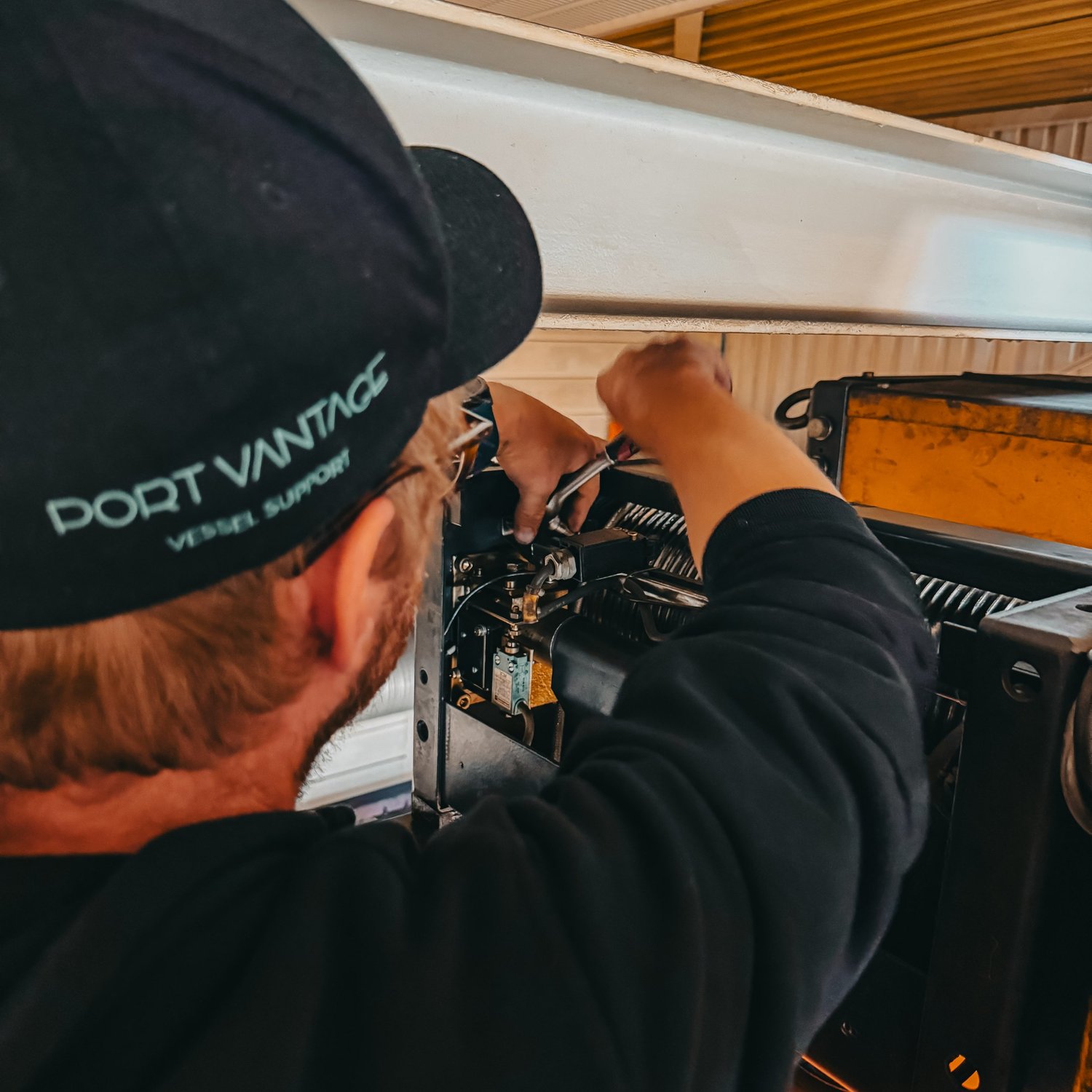 Mechanical repairs onboard vessel