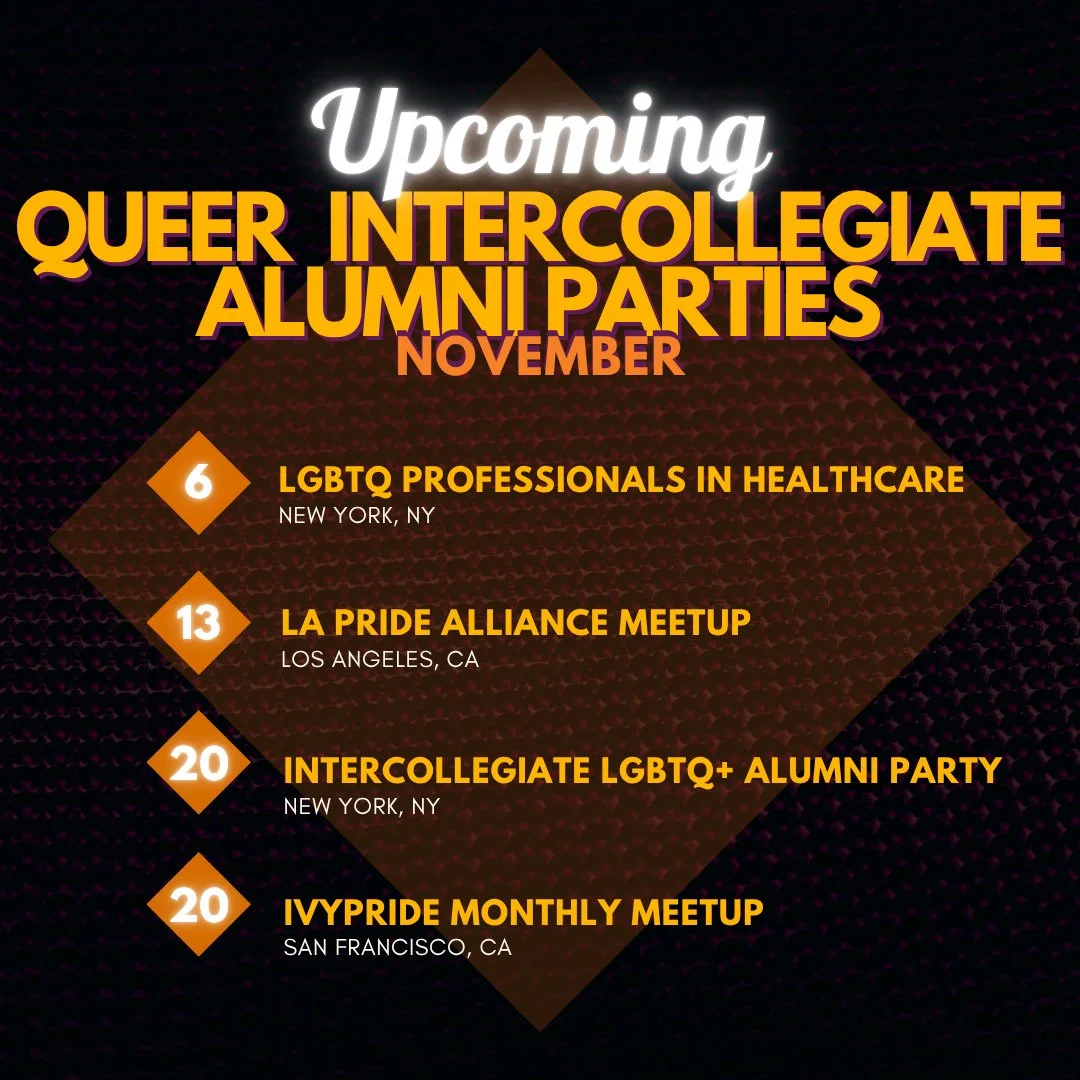 Mark your calendar with November&rsquo;s upcoming social events! Please RSVP at link in bio.⁠
⁠
⭐️New York, NY - Out Professionals: LGBTQ Professionals in Healthcare Networking Social ⭐️⁠
Thursday, November 6th, 2025, 6PM to 9PM⁠
Renaissance New York