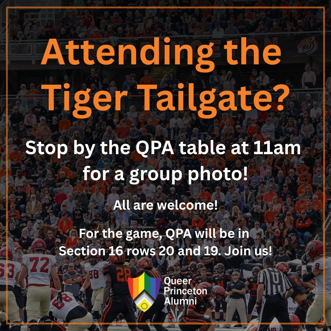 🐯Attending the Tiger Tailgate? 🐯Stop by the QPA table at 11am for a group photo! All are welcome.⁠
⁠
For the game, QPA will be in Section 16 rows 20 and 19. See you there!