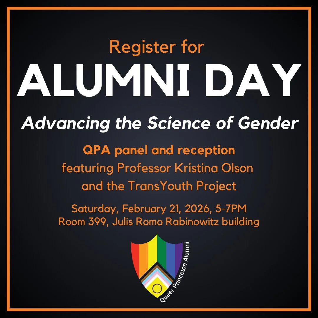🐯Coming back to campus for Alumni Day on February 21? 🐯 Join us for a QPA special panel discussion titled &ldquo;Advancing the Science of Gender,&rdquo; featuring Professor Kristina Olson and her research team from the TransYouth Project, the large