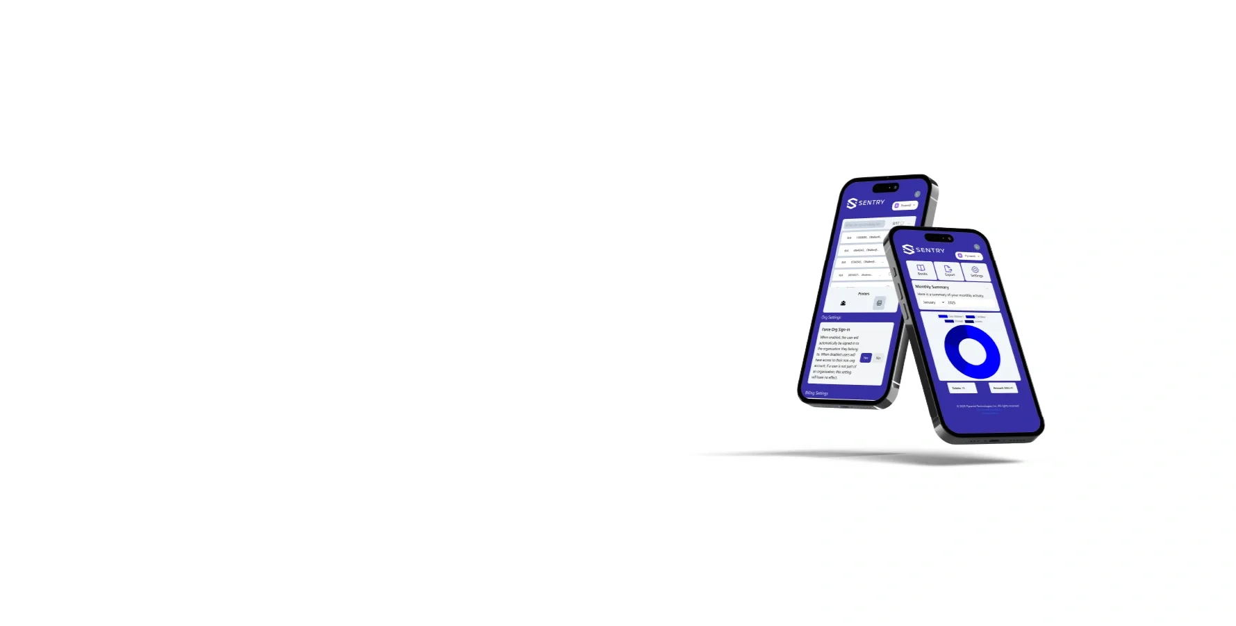 Portable Sentry tablet with built-in QR scanner for real-time payout verification.