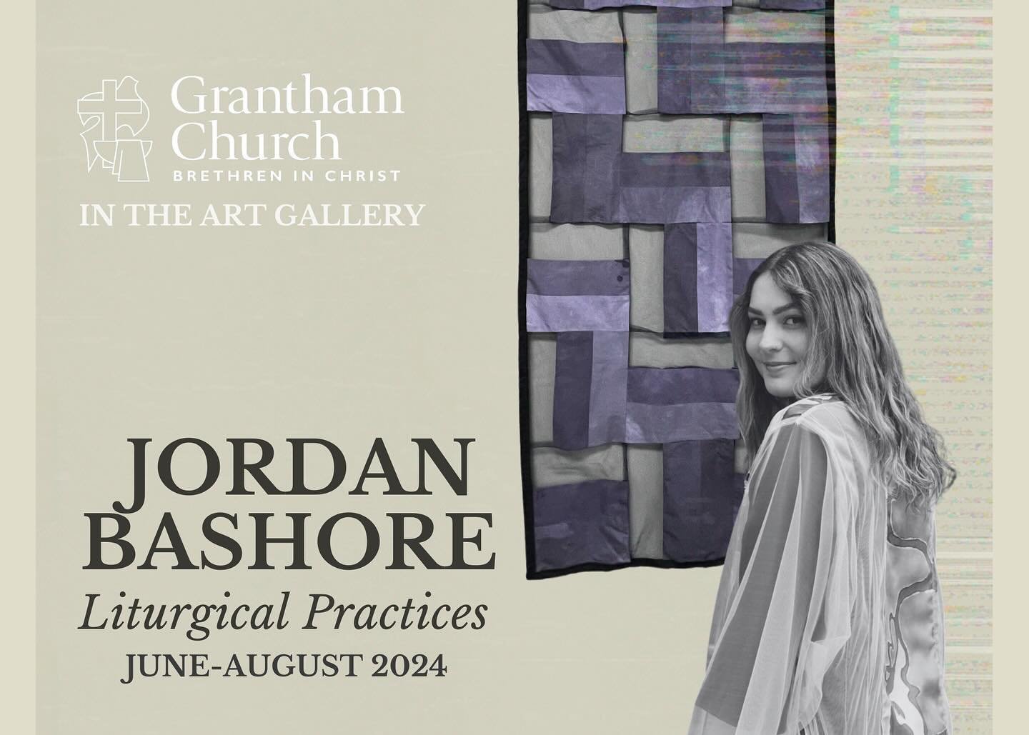 Humbled and excited to share my first solo art exhibition for this summer! My work will be on display at Grantham BIC from June-August, with an opening reception on June 9th at noon. I would love to see you there! #visualartist #textiles #chritianart