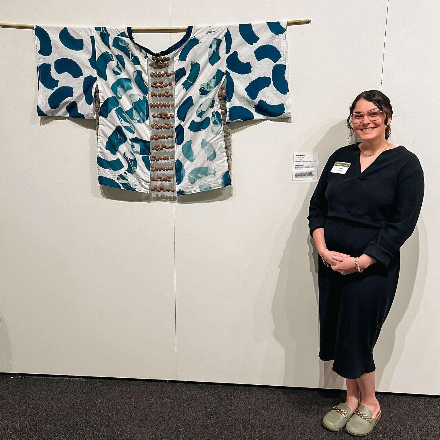 Art of the State is now open! Be sure to check it out at the State Museum of Pennsylvania! #artofthestate #kimono #cyanotype #wearableart
