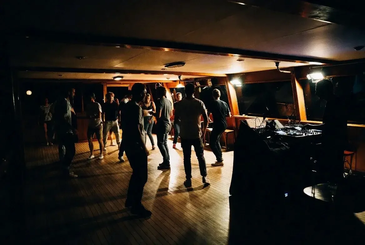 Team building boat party in Prague with DJ and group celebration