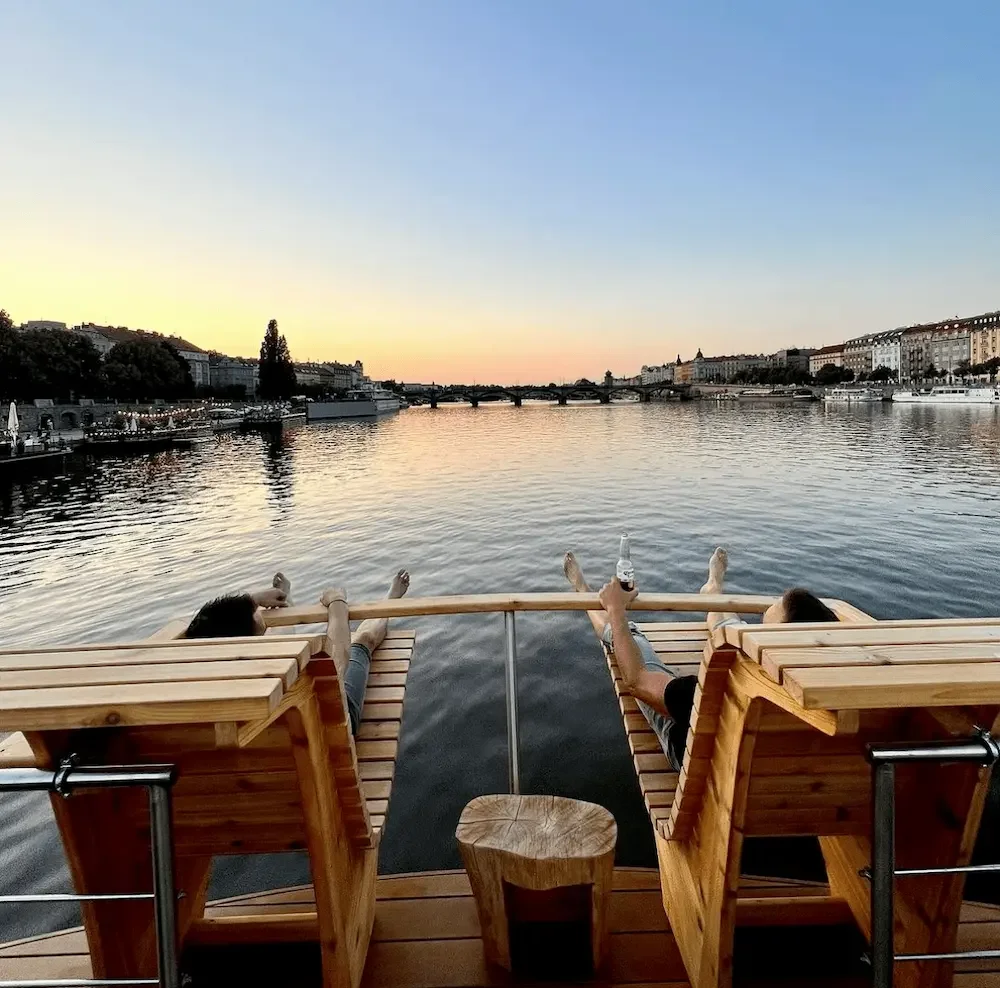 Relaxing River Cruise on Boat in Prague