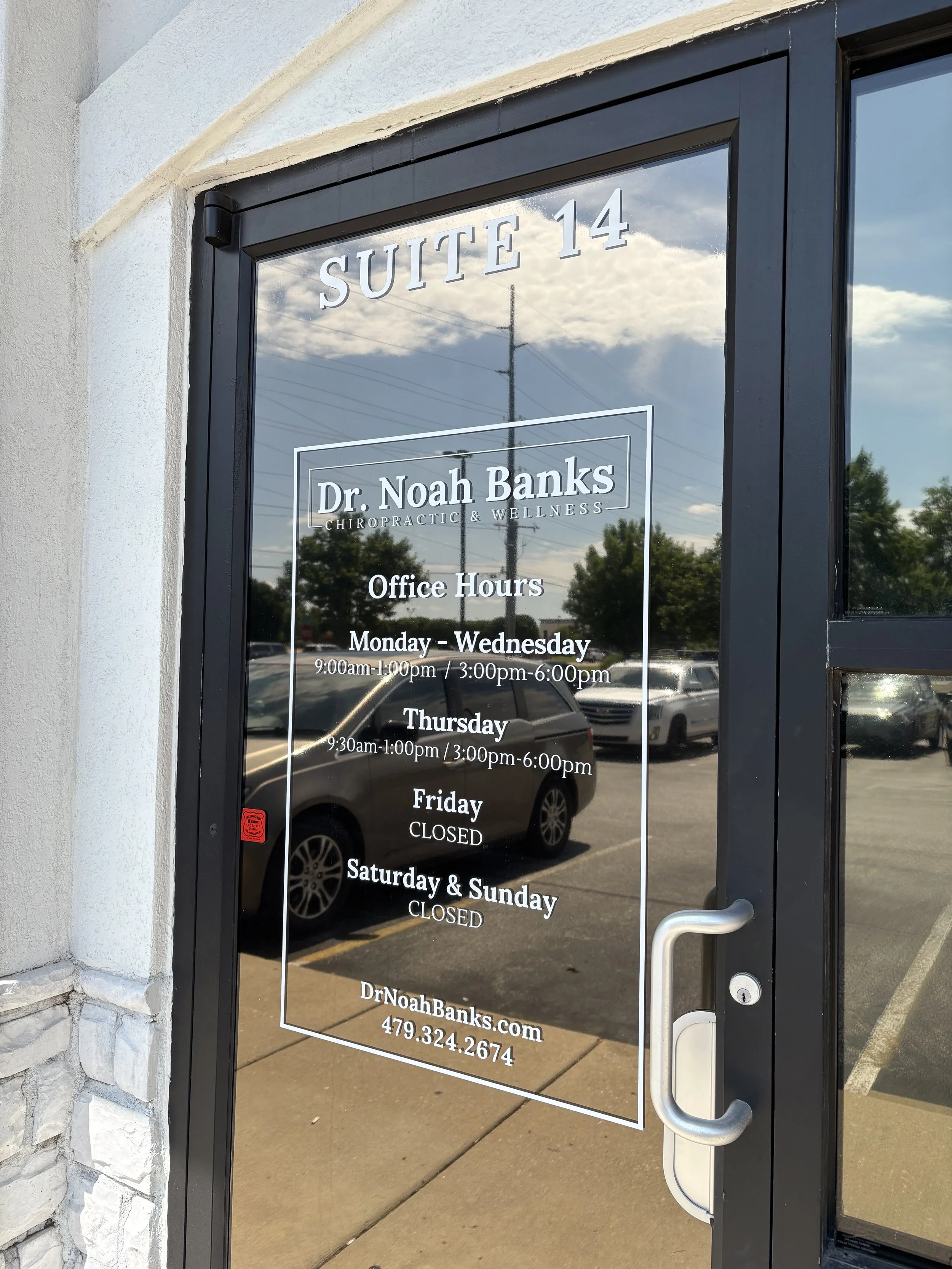 Front door/Hours