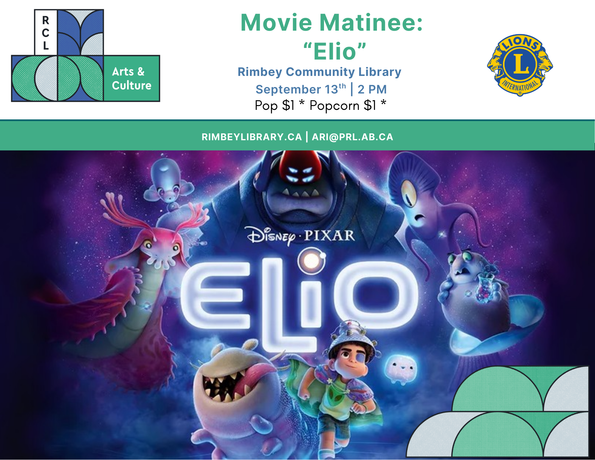Movie Matinee : Elio