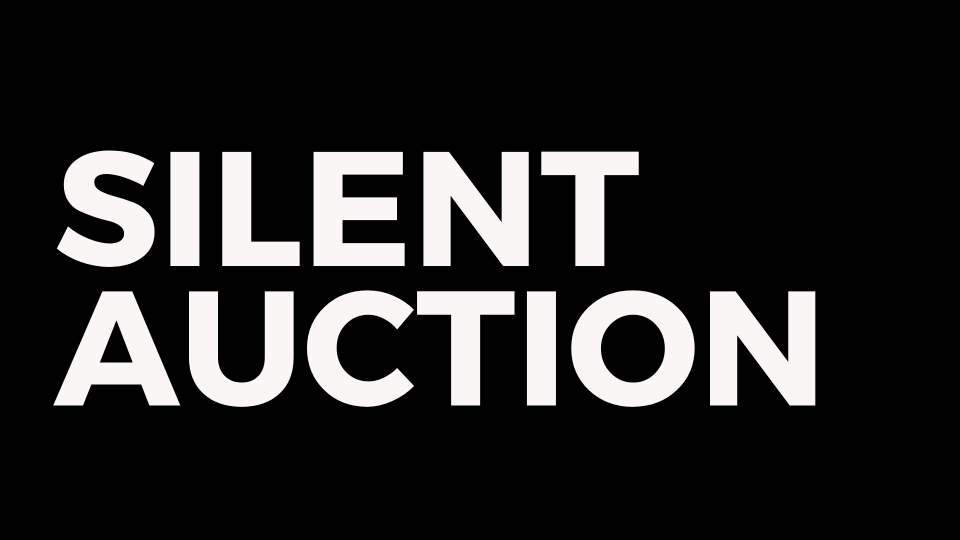 Silent Auction 