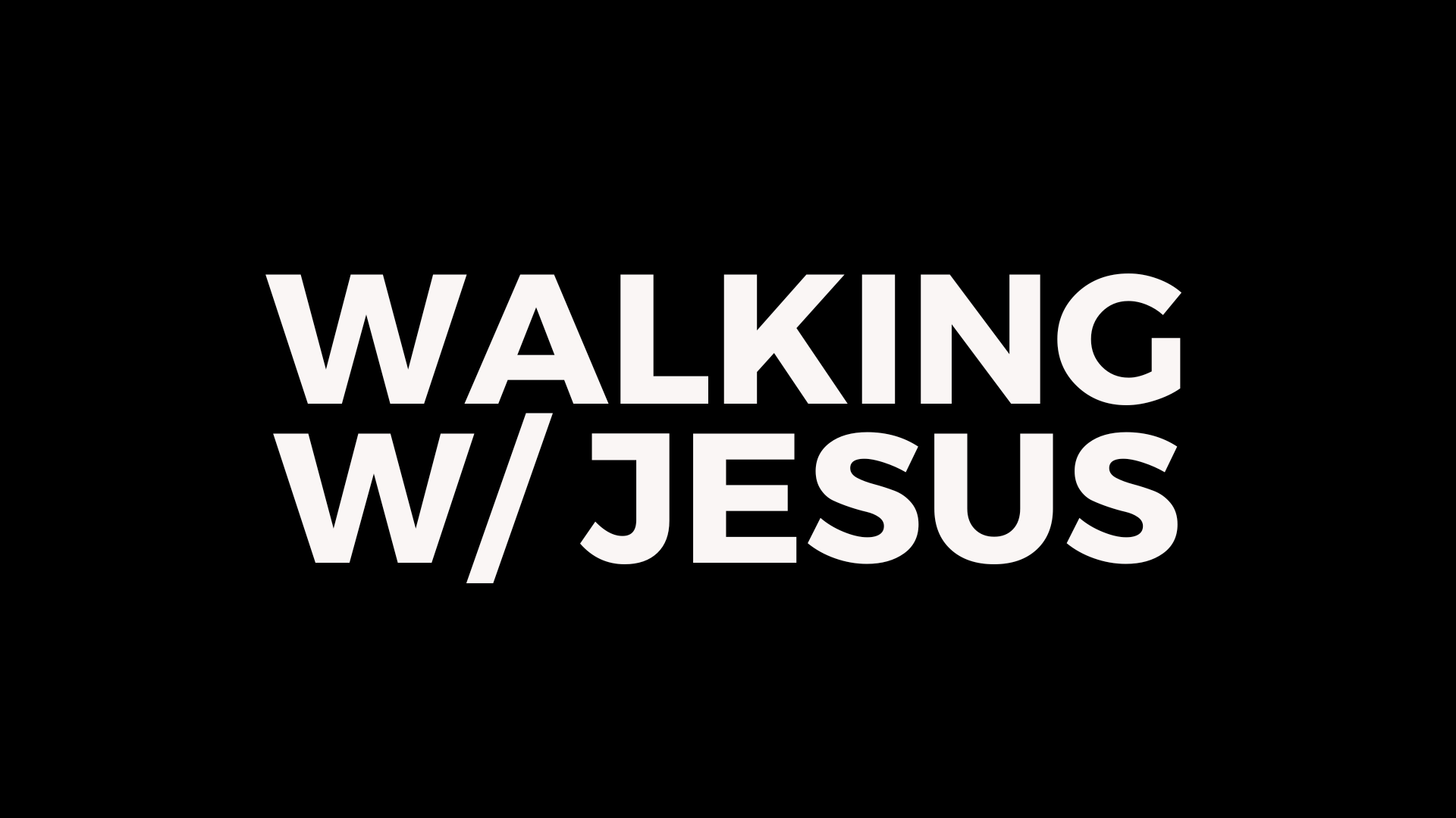 Walking with Jesus: A practical guide to discipleship