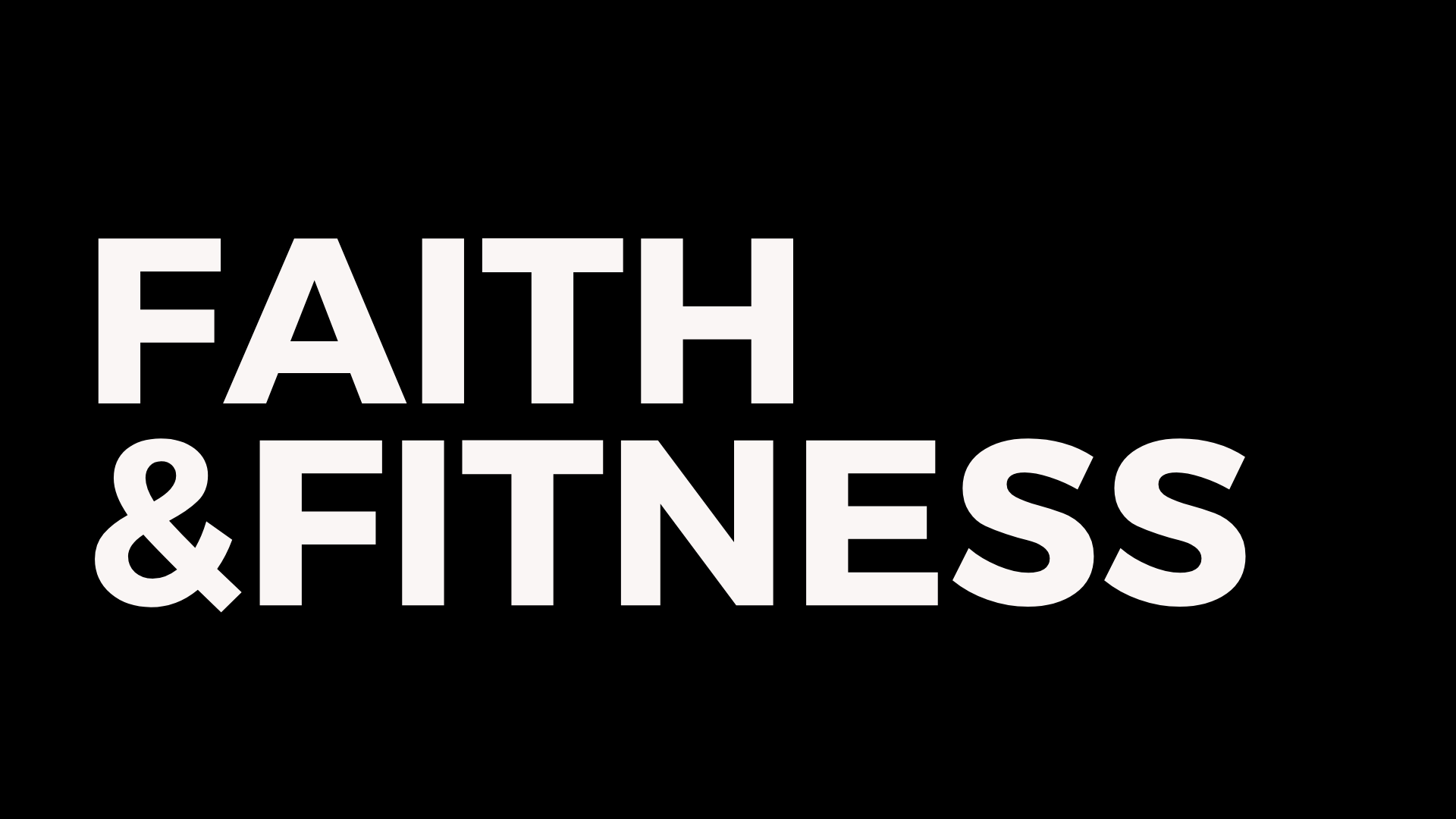 Faith & Fitness