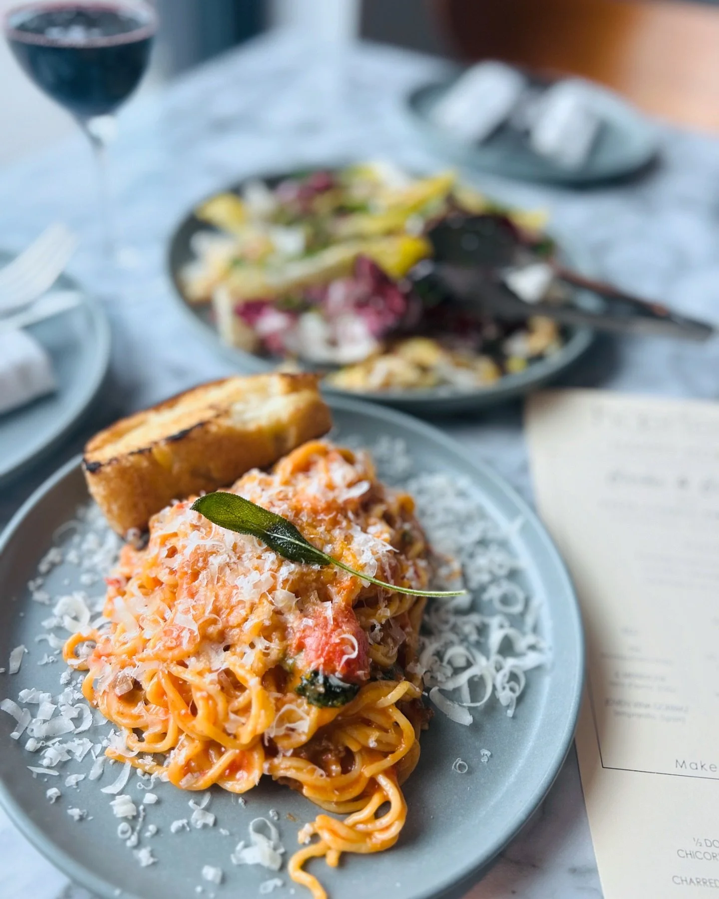 Ready to twirl your way into #CorksAndCarbs tonight? Treat yourself to our classic Tonnarelli with beef bolognese, crispy sage, and parmesan - a fan favorite that will have you coming back for more! See you soon! 🍝

#haerfestseattle // #generalharve