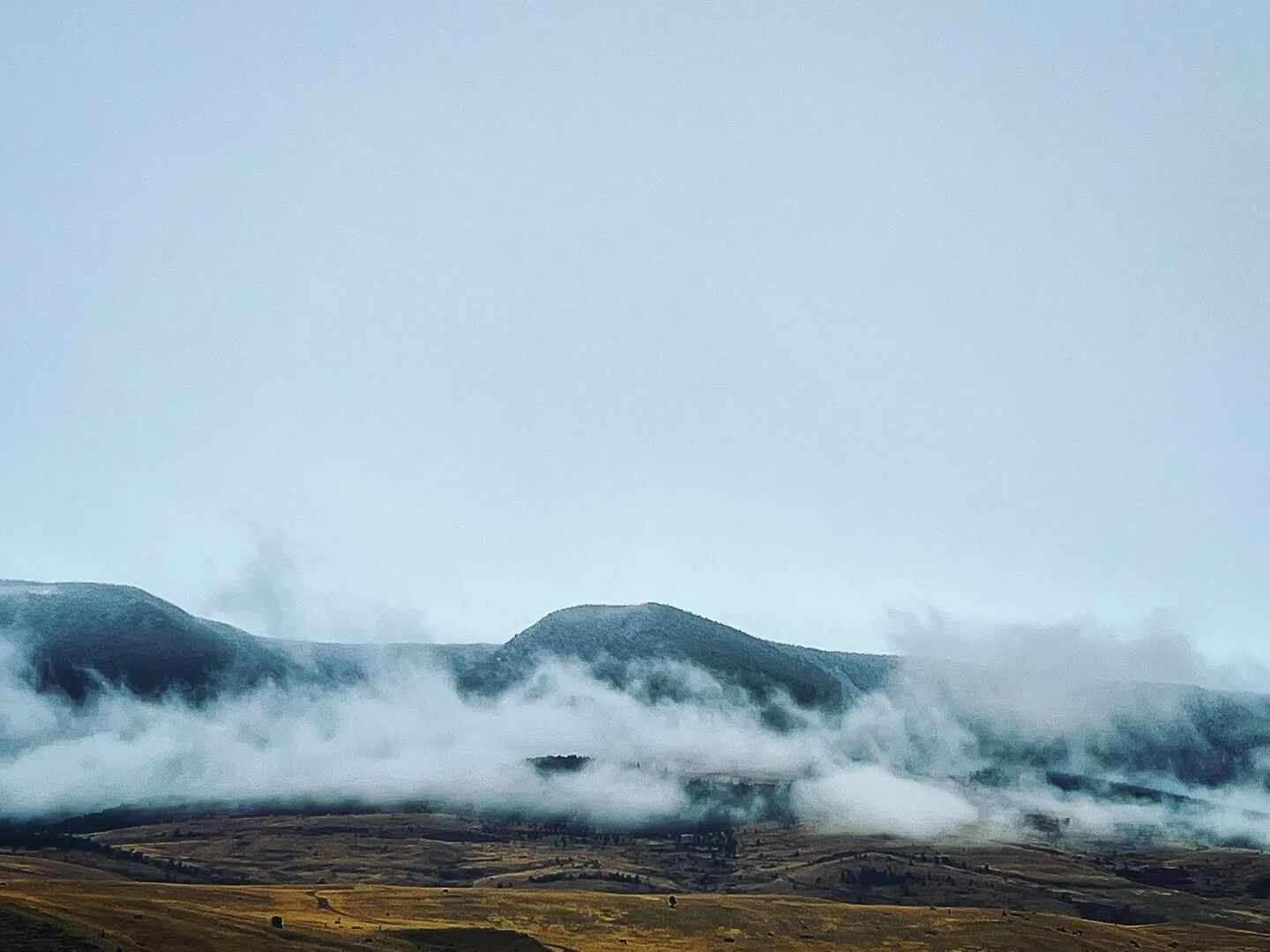 Misty #mountain 

#montana #clouds #grey #overcast