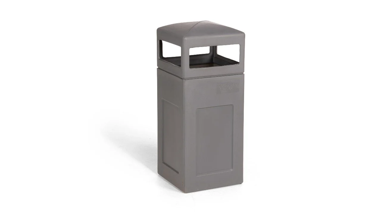 MasonWays® Amenity Hooded Trash Bin - SVC5035