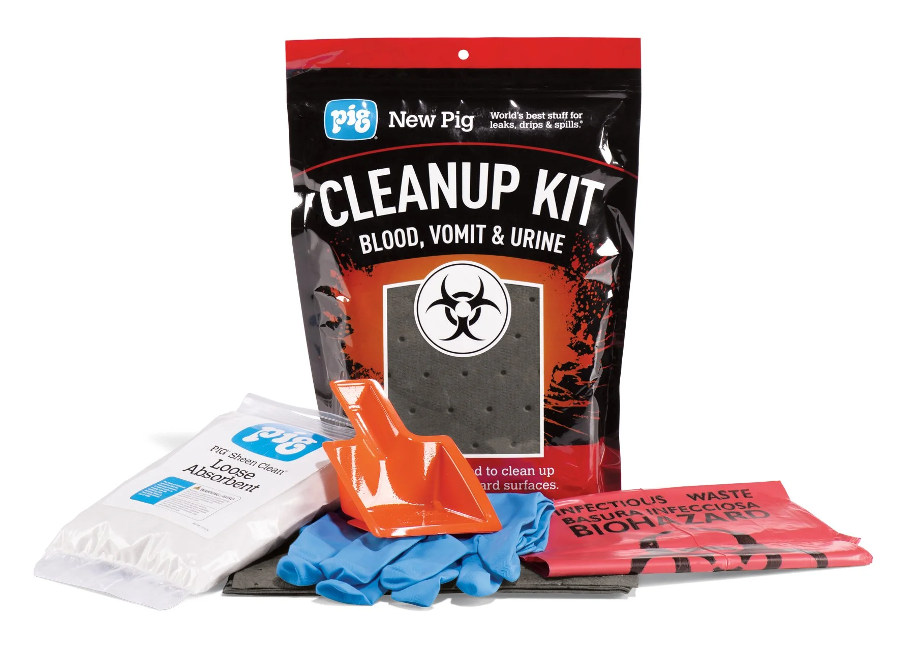 PIG® Blood, Vomit & Urine Cleanup Kit - SKR515