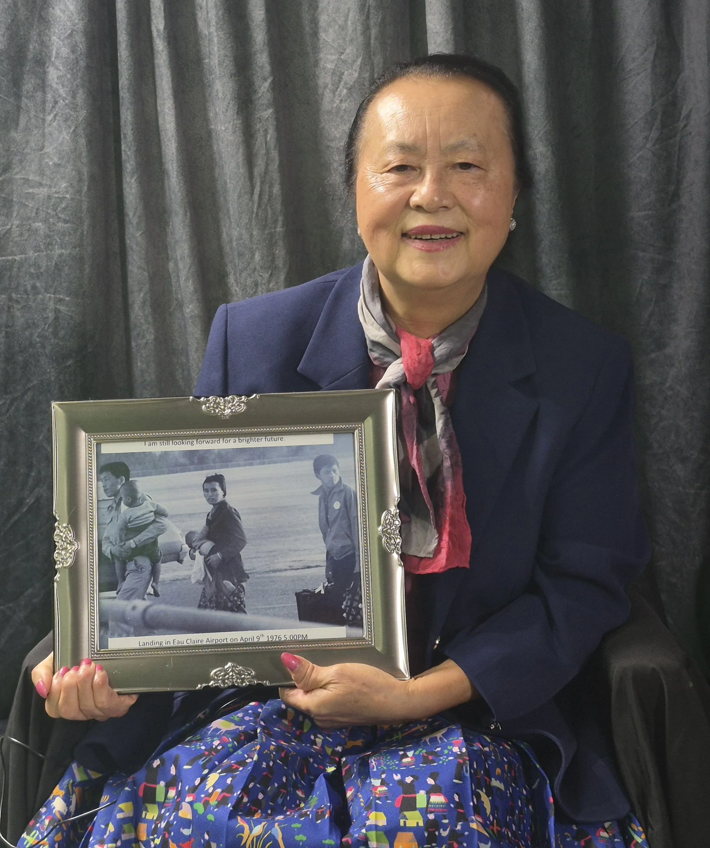 Mrs. Houa Vue Moua, Wife and Survivor of the Secret War