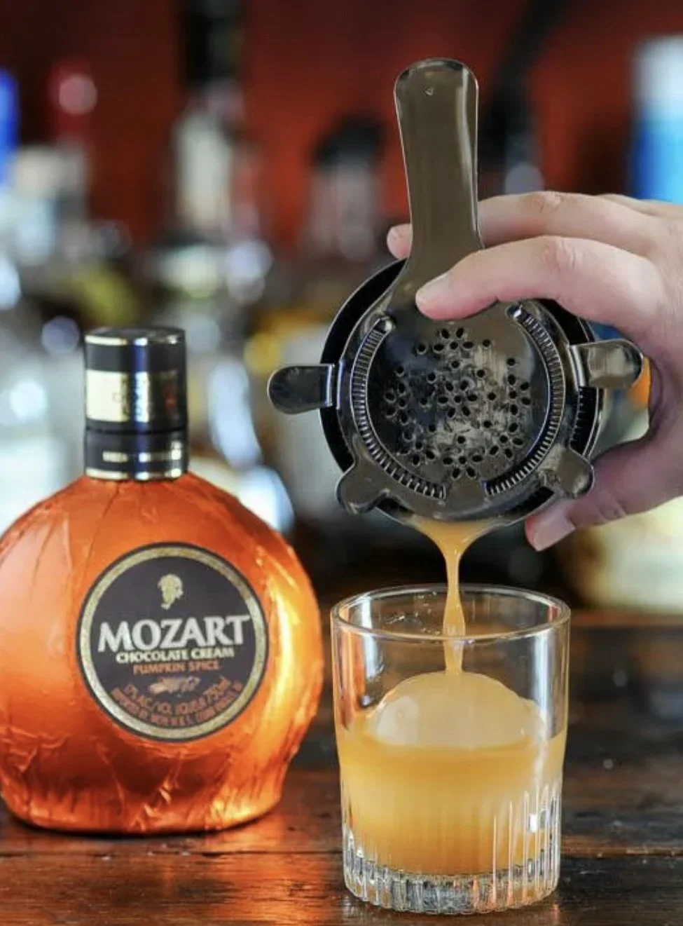 Celebrating Mozart Pumpkin Liqueur: The Star of Our Autumn Seasonal Martini