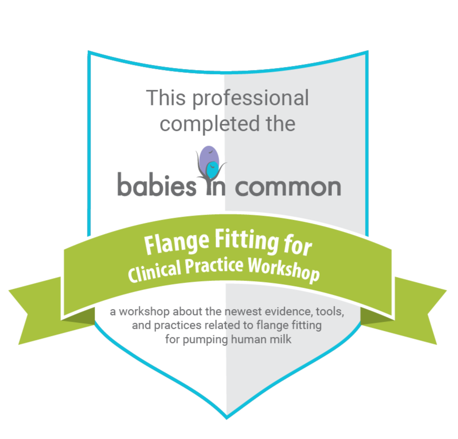 Expert pump flange-fitting services based on Babies in Common’s Flange FITS™ method to help pumping families get more milk comfortably and efficiently.