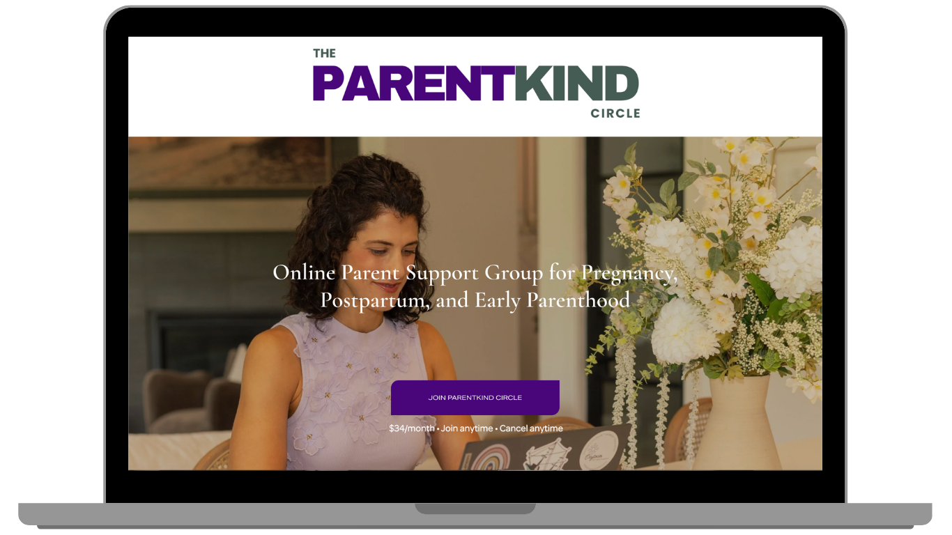 Parent coach helping new families navigate postpartum challenges