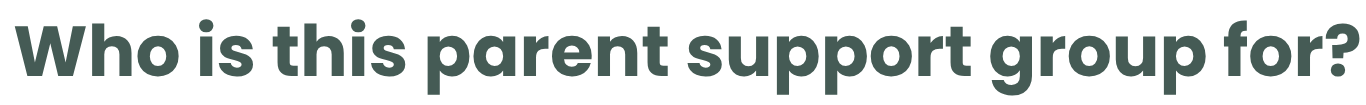 Parent support group session focused on feeding and early parenting
