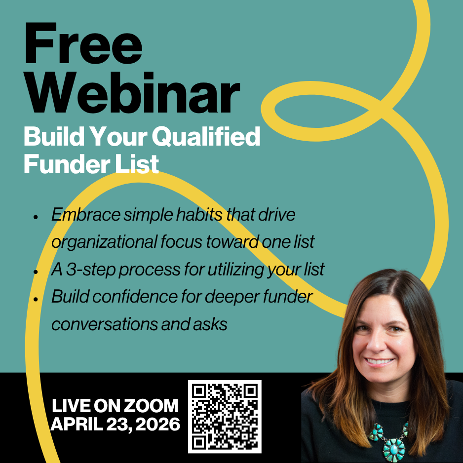 Free Webinar: Build Your Qualified Funder List 
