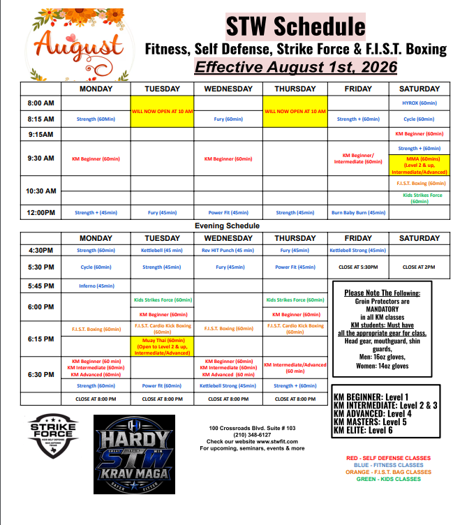 STW Summer Hours 