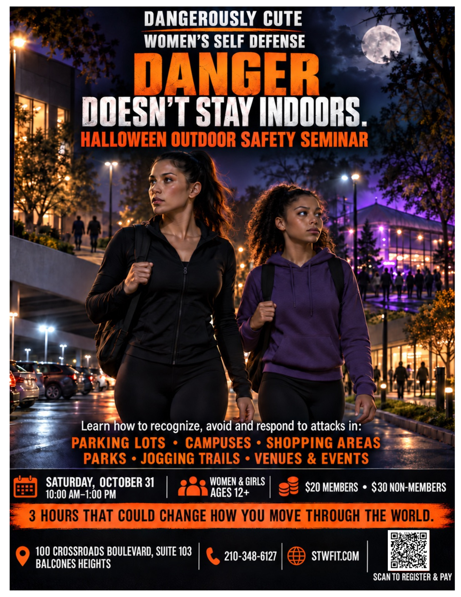  🎃 Dangerously C.U.T.E. Women’s Self-Defense Seminar 🎃 