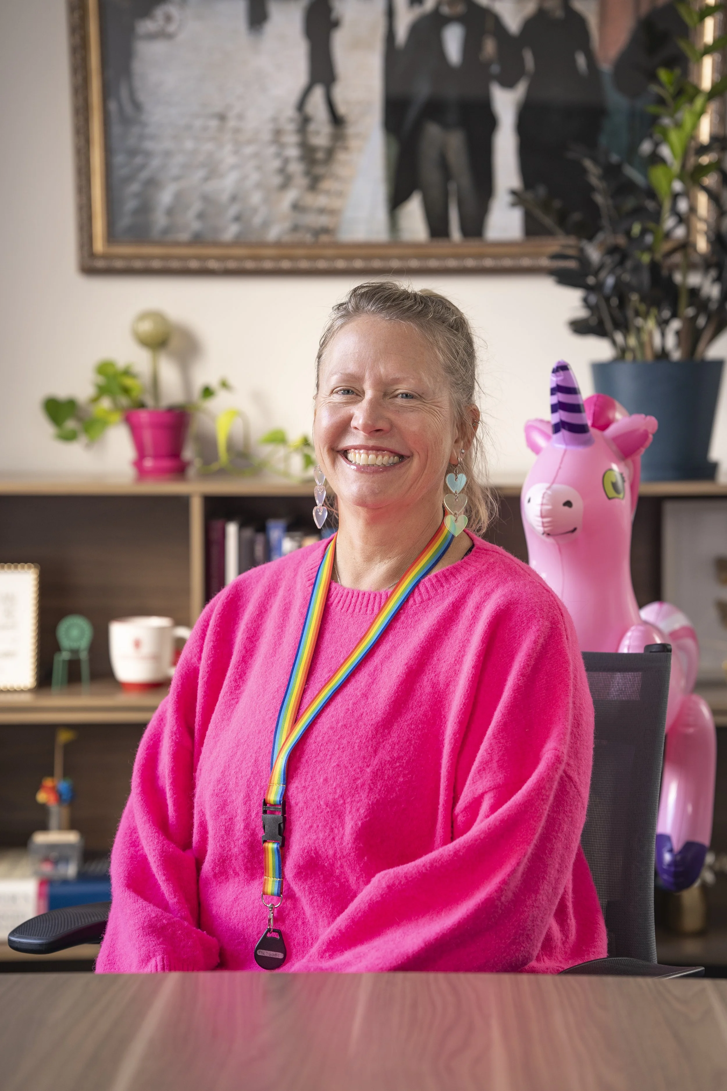 Office space portrait with great personality