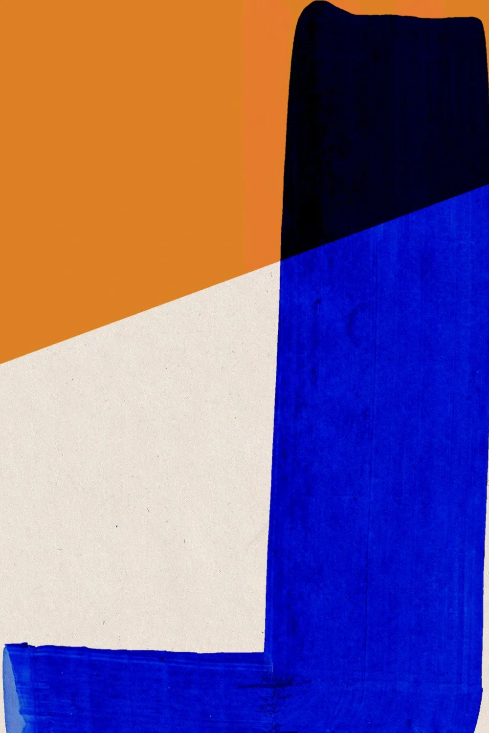 Blue and orange texture study: Adidas brand experience concept.