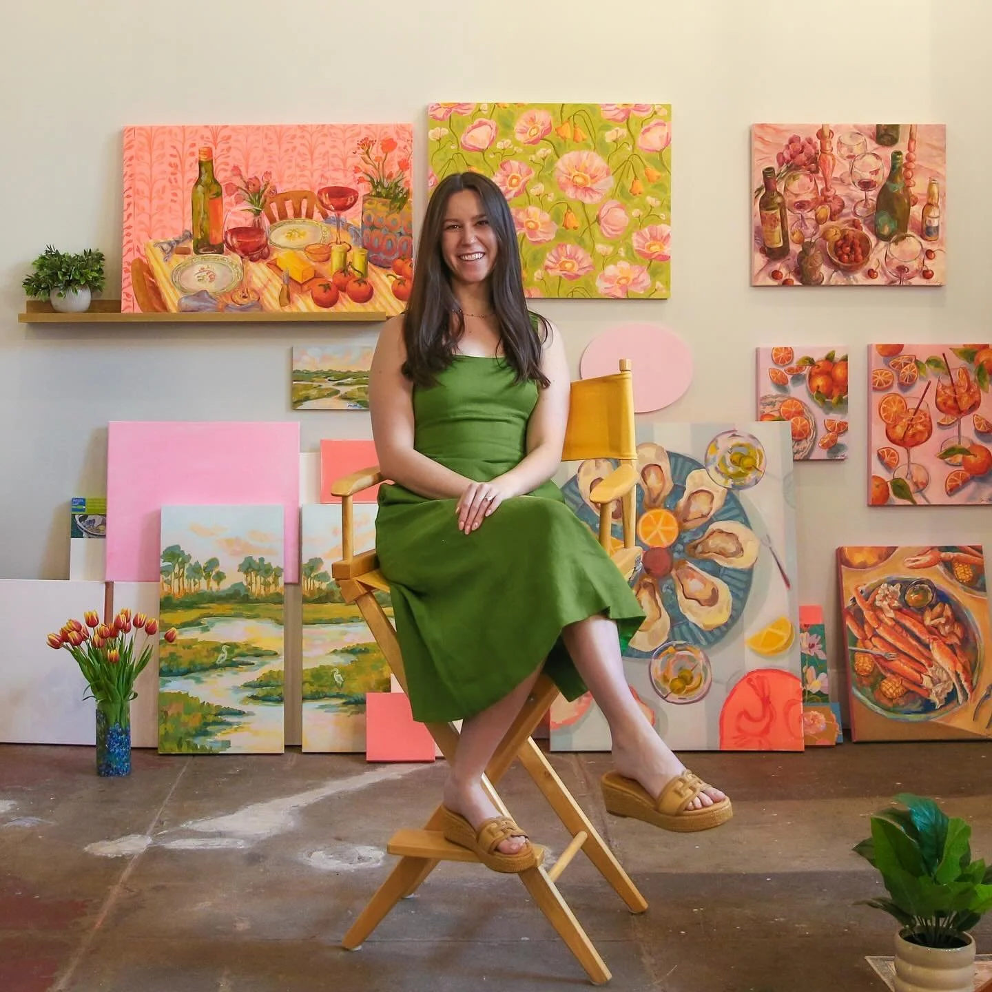 Hello! I wanted to reintroduce myself in case you&rsquo;re new my insta! 

My name is Caroline Day Cherry, owner of Cherry Day Art! I am an oil painter, specializing in still lifes and the color pink! 

I graduated from Clemson University in 2023 wit