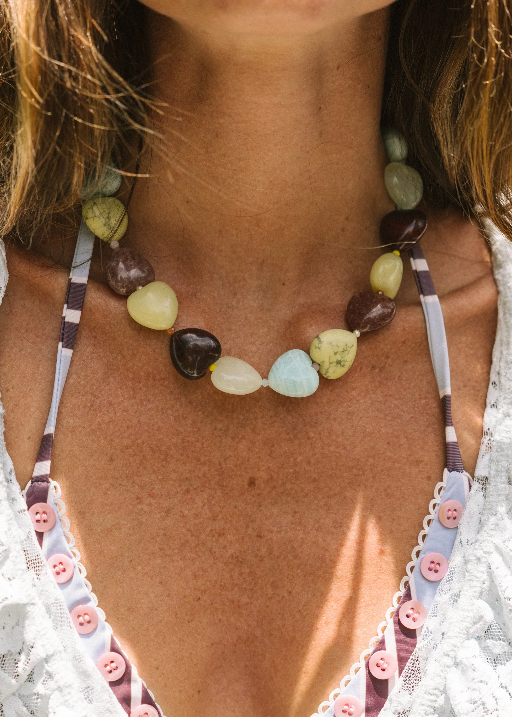 STONE HEART NECKLACE - RTL x LT