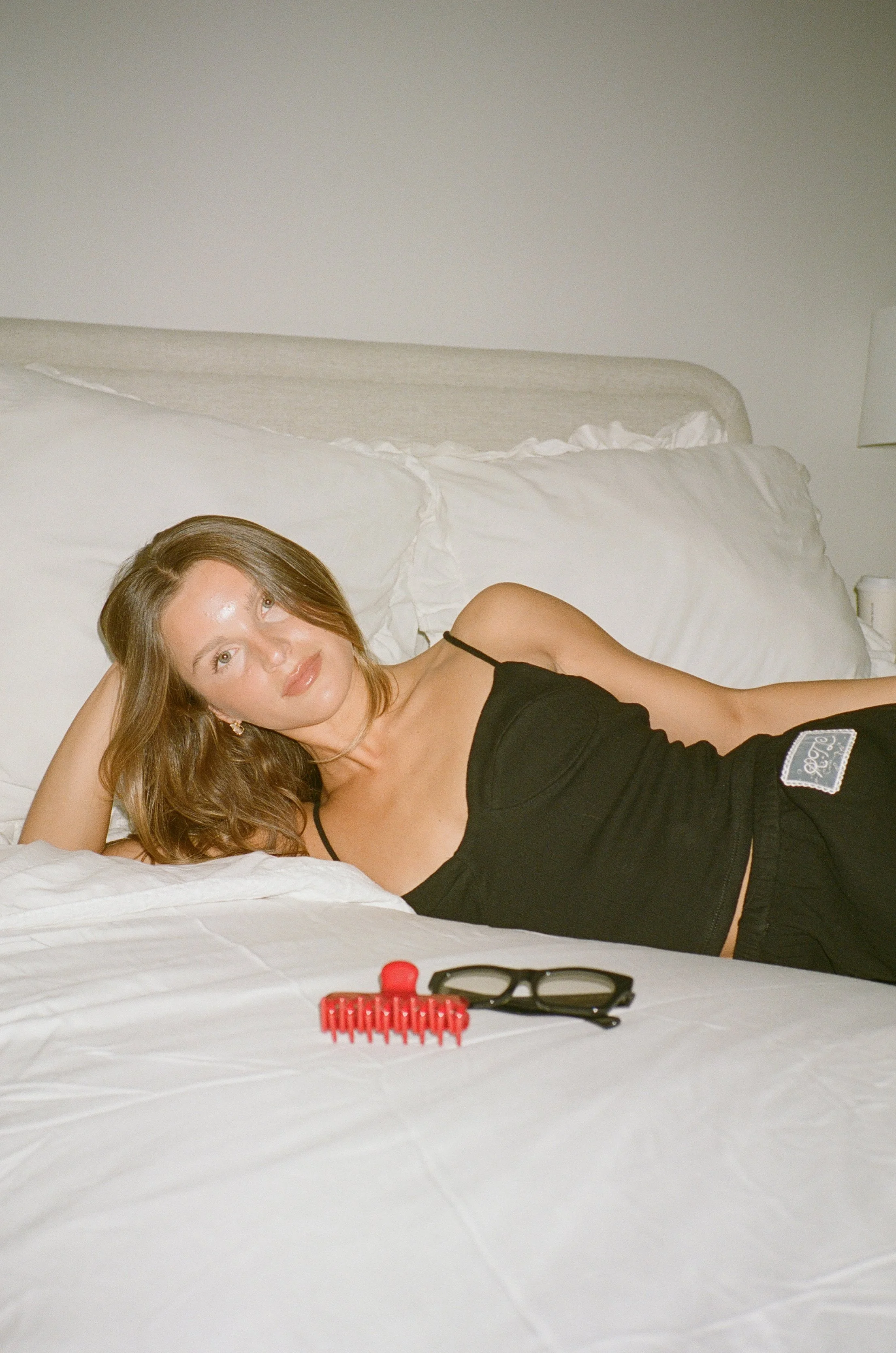 Black Pointelle Tank