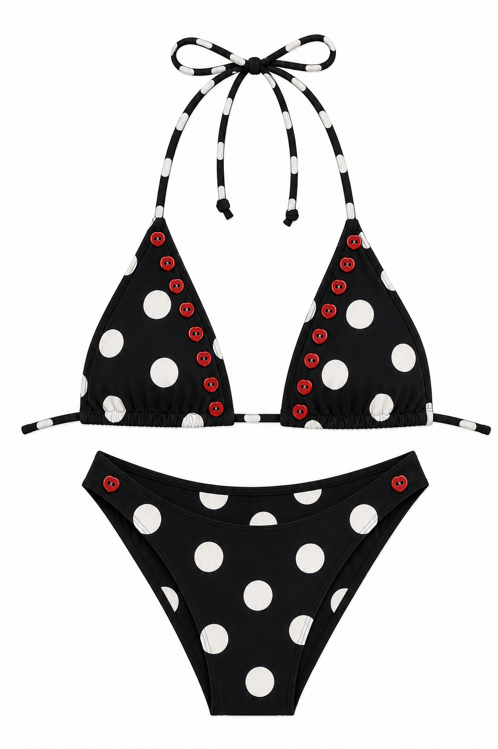 Lizzy Black Polka Dot Classic Bottom